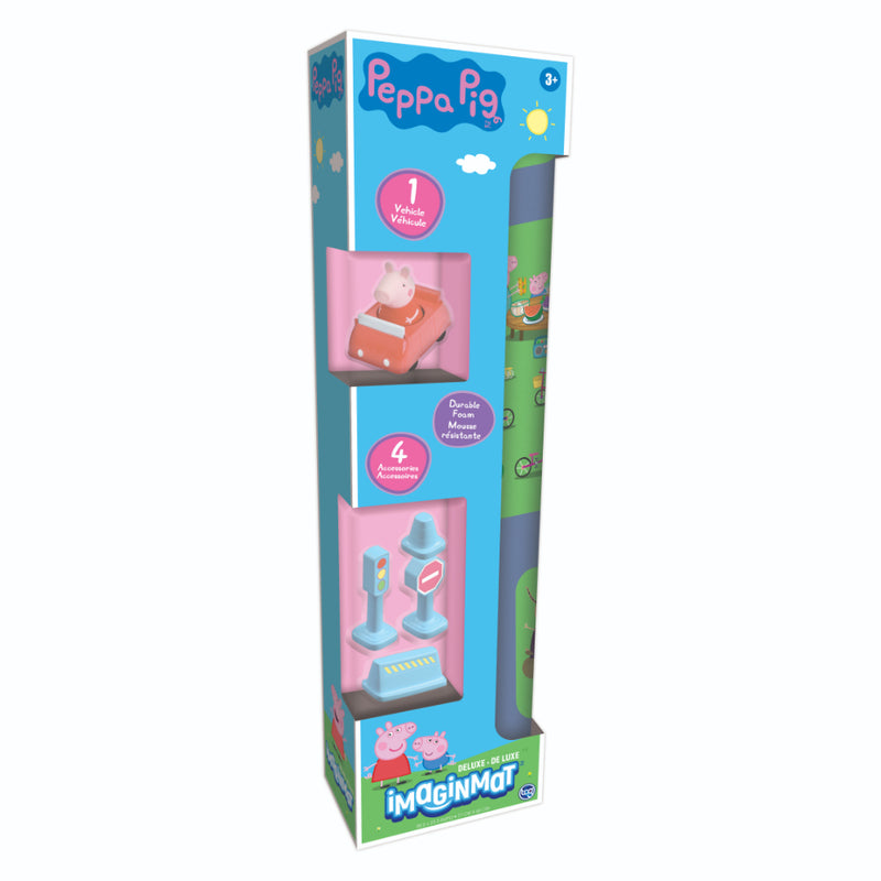 Tapete De Juego Imaginmat Deluxe Con Vehículo Y Accesorios Peppa Pig - Toysmart_001