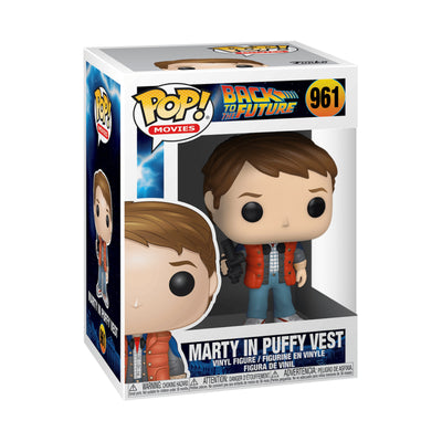 Pop Movies:  Volver Al Futuro- Marty C/Chaleco  Fig. Vinil - Toysmart_001