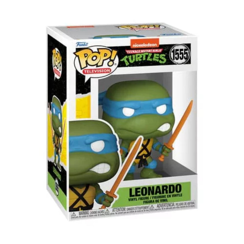 Pop Tv: Tmnt S4 - Leonardo Fig. Vinil - Toysmart_001