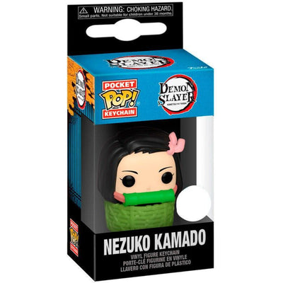 Pop Llavero: Demon Slayer- Nezuko Kamado En Canasto Fig. Vinil - Toysmart_001