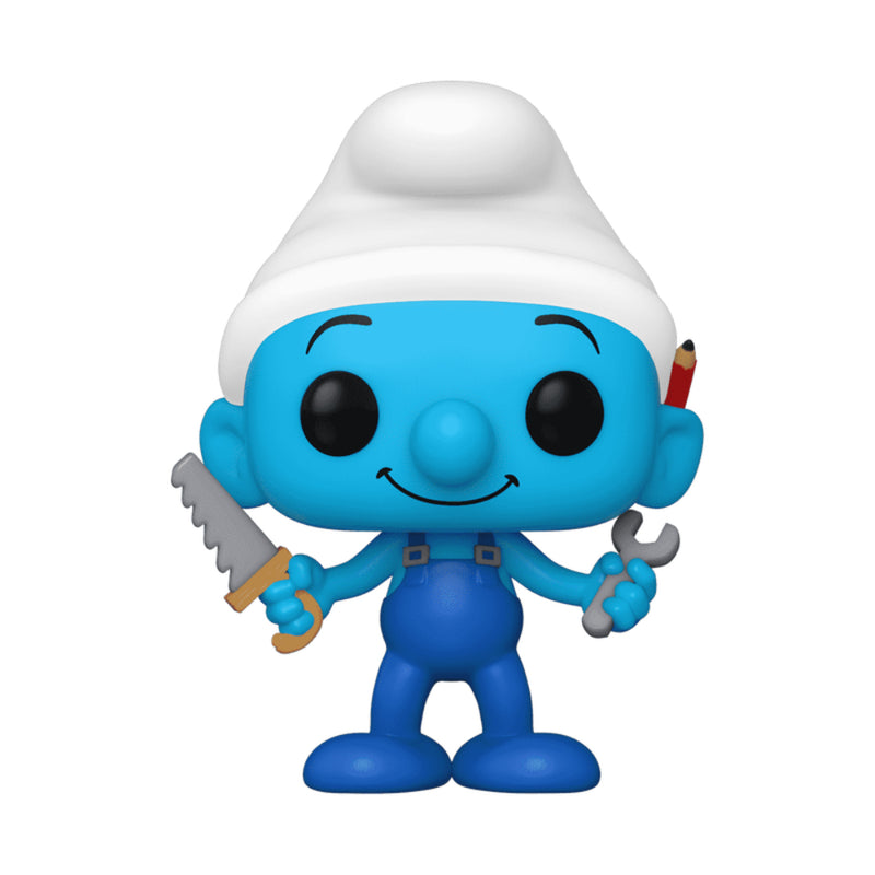 Pop Tv: Los Pitufos- Pitufo Manitas Fig. Vinil - Toysmart_002