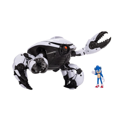 Sonic 3 Película Set De Batalla Cangrejo Mecha C/Figura 2,5'' - Toysmart_005