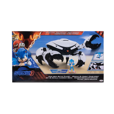 Sonic 3 Película Set De Batalla Cangrejo Mecha C/Figura 2,5'' - Toysmart_001