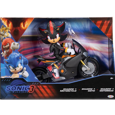 Sonic 3 Película Figura Shadow 5’’ Con Motocicleta - Toysmart_001