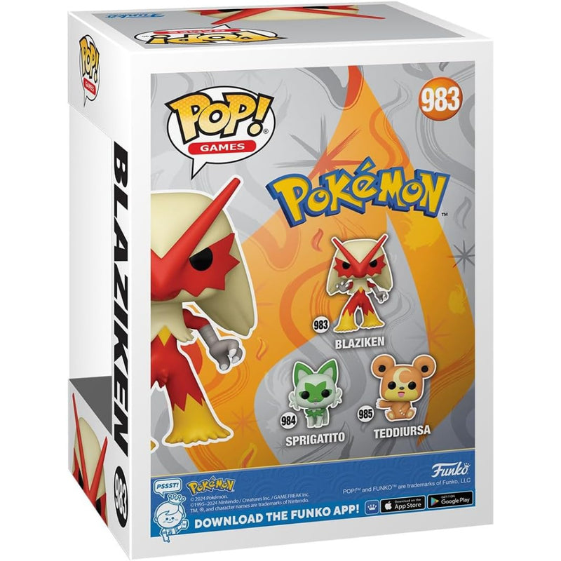 Pop Games: Pokemon- Blaziken Fig. Vinil - Toysmart_003