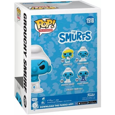 Pop Tv: Los Pitufos- Pitufo Gruñon Fig. Vinil - Toysmart_003