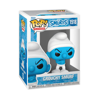 Pop Tv: Los Pitufos- Pitufo Gruñon Fig. Vinil - Toysmart_001