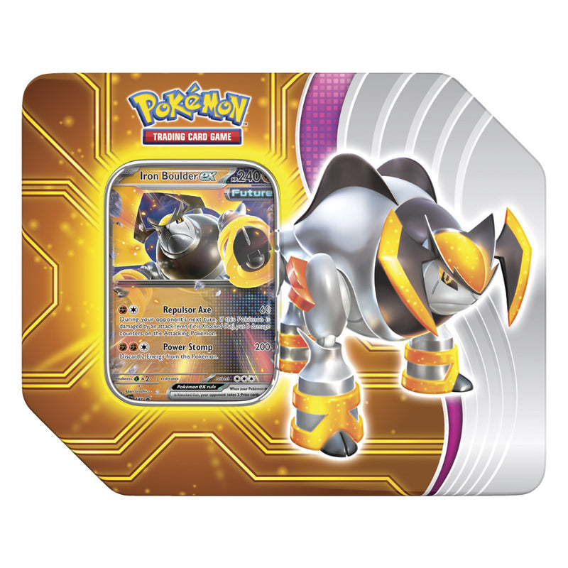 Pokemon Tcg Paradox Destinies Tin Iron Boulder Eng - Toysmart_001