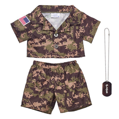 Build-A-Bear Ropa Traje Camuflaje - Toysmart_001