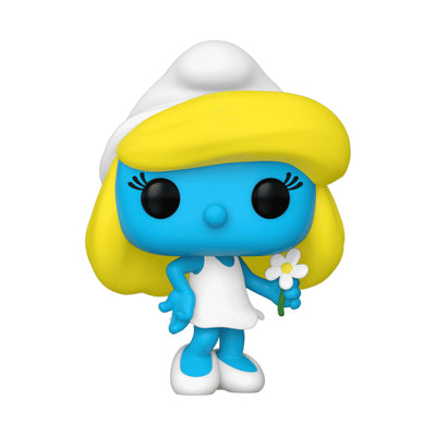Pop Tv: Los Pitufos- Pitufina Blanca Con Chase Fig. Vinil - Toysmart_002