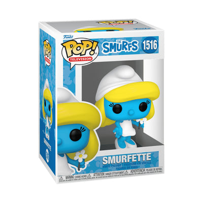 Pop Tv: Los Pitufos- Pitufina Blanca Con Chase Fig. Vinil - Toysmart_001