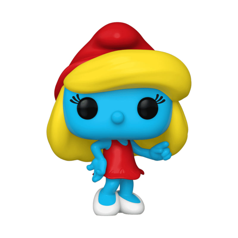 Pop Tv: Los Pitufos- Pitufina Roja Con Chase Fig. Vinil - Toysmart_002