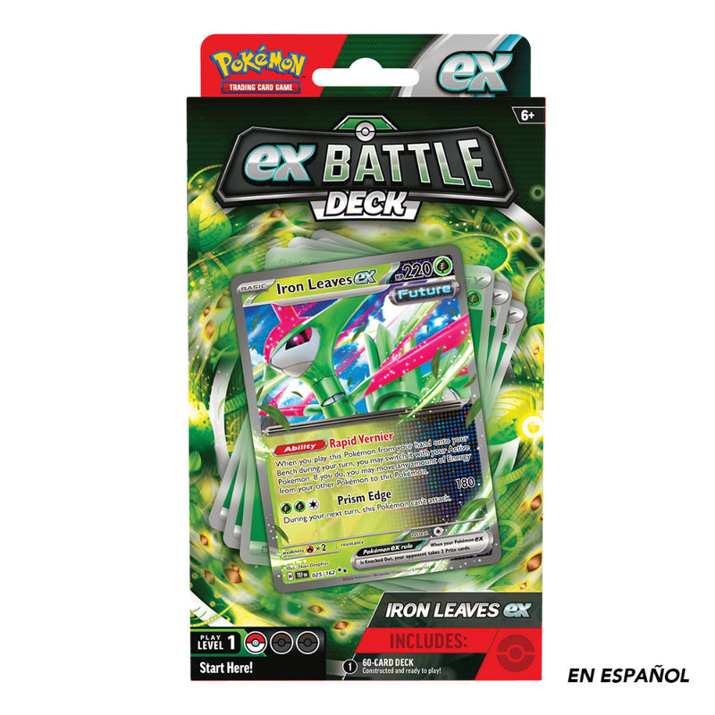 Pokémon Tcg Iron Ex Bat Deck Spa Surtido Sorpresa (Español) - Toysmart_001