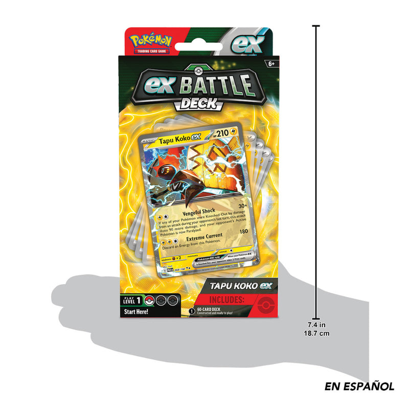 Pokémon Tcg Koko Ex Bat Deck Spa urtido Sorpresa (Español) - Toysmart_003