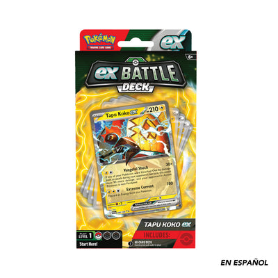 Pokémon Tcg Koko Ex Bat Deck Spa urtido Sorpresa (Español) - Toysmart_001
