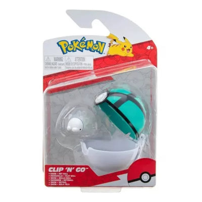Pokémon Clip N Go Con Figura De Batalla Snom - Net Ball - Toysmart_001
