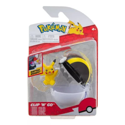 Pokémon Clip N Go Con Figura De Batalla Pikachu - Ultra Ball - Toysmart_001
