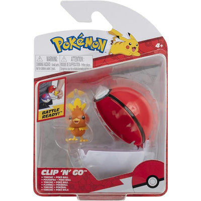 Pokémon Clip N Go Con Figura De Batalla Torchic - Poke Ball - Toysmart_001