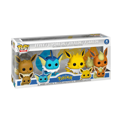 Pop Games: Pokemon- Eeveelutions 4Pk Fig. Vinyl - Toysmart_001