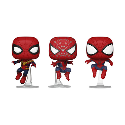 Pop Marvel: Spiderman :Nwh S3- 3Pk- Leaping Sm Fig. Vinyl - Toysmart_002