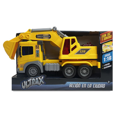 Ultrax Vehículo De La Ciudad 1:16 - Excavadora - Toysmart_001