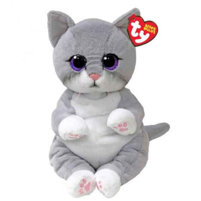 Ty Beanie Bellies Morgan Gato Gris Mediano - Toysmart_001