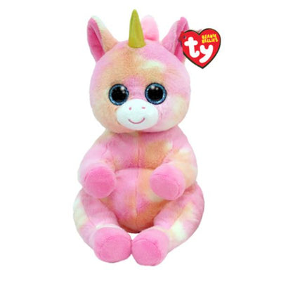 Ty Beanie Bellies Skylar Unicornio Rosa Mediano - Toysmart_001