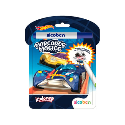 Libro De Colorear Magico - Hotwheels - Toysmart_001