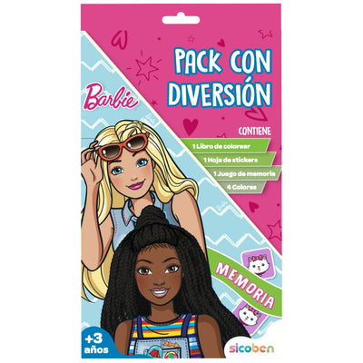 Packs Actividades Juegos Didacticos - Barbie Pack Diversión De Memoria - Toysmart_001