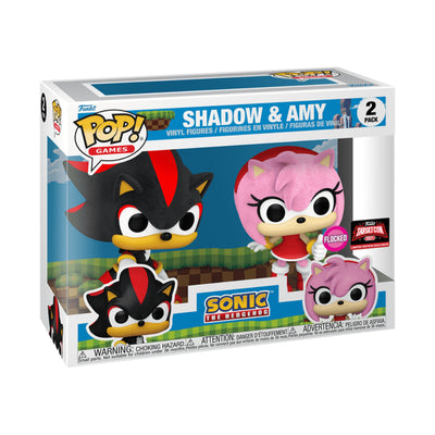 Pop Games: Sonic- Shadow & Amy Rose (2Pk)(Fl) Fig. Vinyl - Toysmart_001