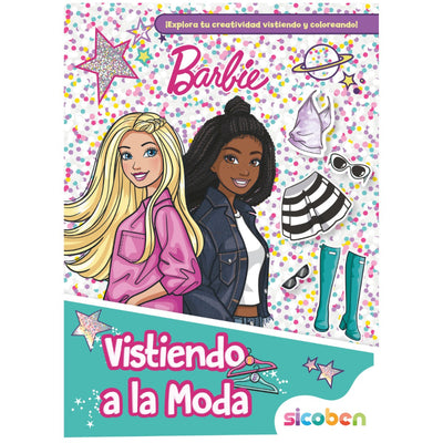 Libro De Actividades - Vistiendo A La Moda Barbie Aqua - Toysmart_001