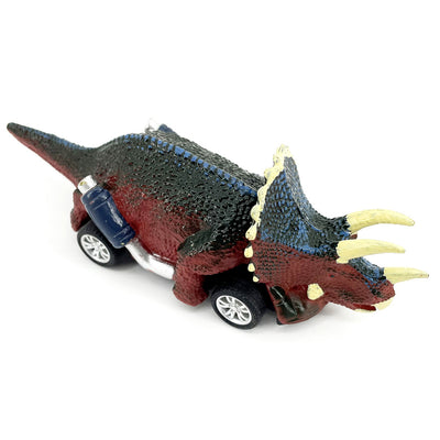 Dino Car Pull Back Metal X 1 Triceratops - Toysmart_001