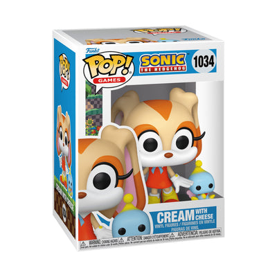 Pop Games: Sonic The Hedgehog Cream W/Cheese S6 Fig. Vinil - Toysmart_001