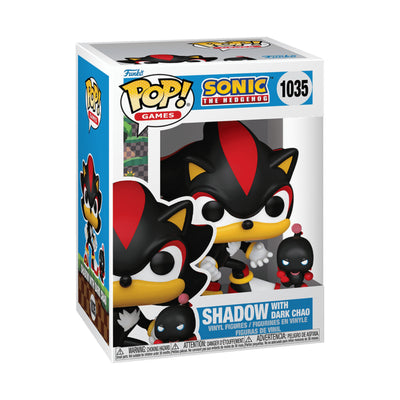 Pop Games: Sonic The Hedgehog Shadow W/Dchao S6 Fig. Vinil - Toysmart_001