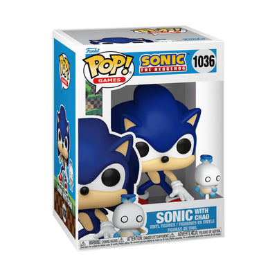 Pop Games: Sonic The Hedgehog Sonic W/ Hchao S6 Fig. Vinil - Toysmart_001