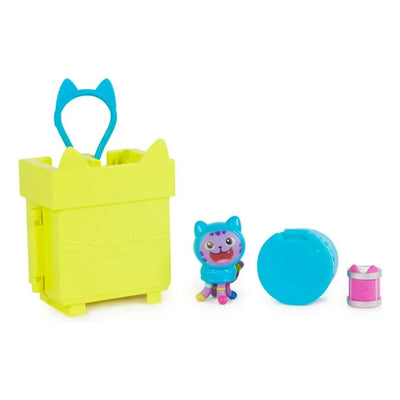 Gabby'S Dollhouse Mini Set De Juego C/Clip Dj Cat Nip