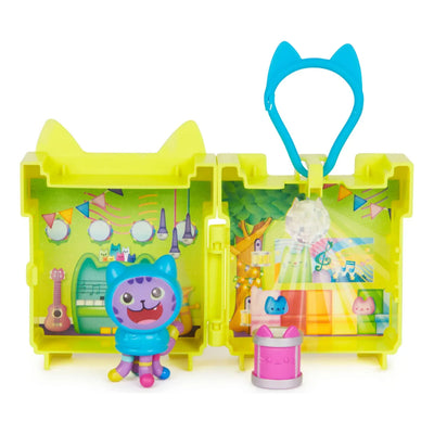 Gabby'S Dollhouse Mini Set De Juego C/Clip Dj Cat Nip
