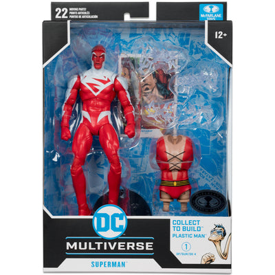 Mcfarlane  Dc Construye Hombre Plástico Fig. 7" Superman Red Platinum - Toysmart_001