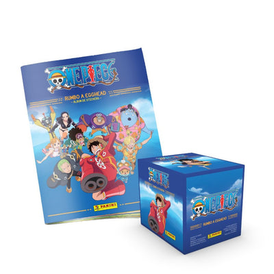 Álbum Retail + Display X 50 Sobres Surtidos Sorpresa One Piece Road To Egghead 2025 - Toysmart_001