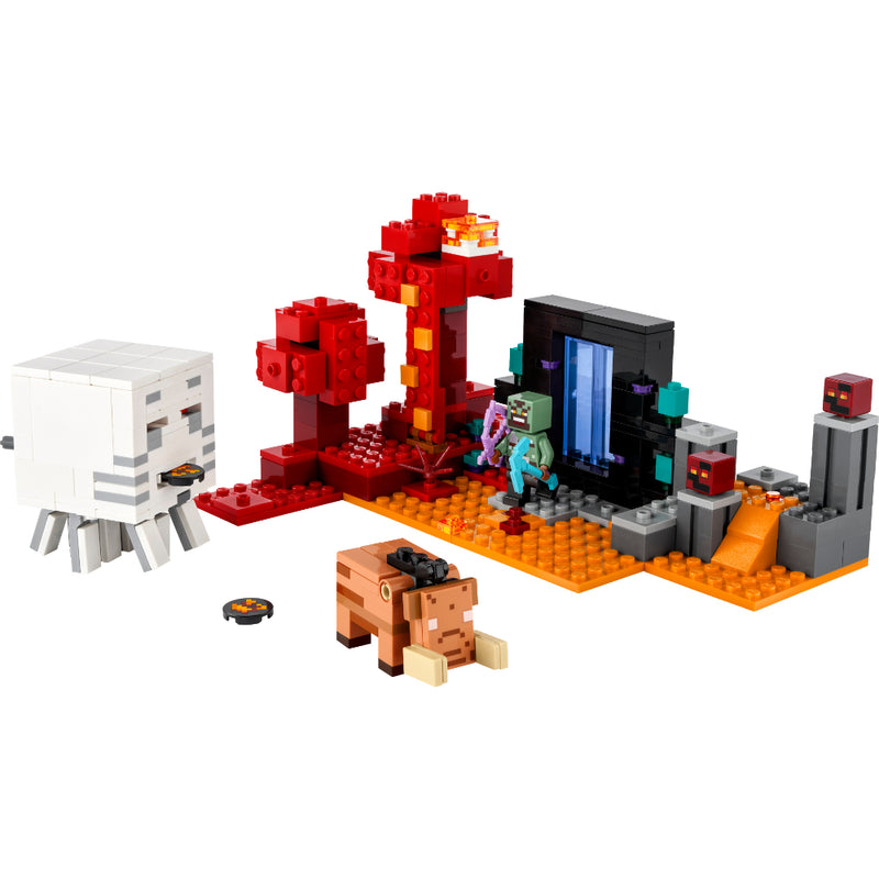 LEGO®Minecraft: La Emboscada en el Portal del Nether (21255)_002