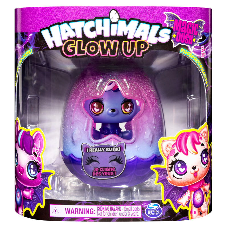 HATCHIMALS GLOW UP X 1 AZUL OSCURO