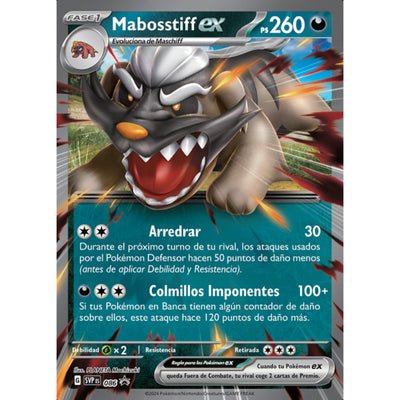 Pokemon Tcg Mabosstiff Ex Showcase Español - Toysmart_002