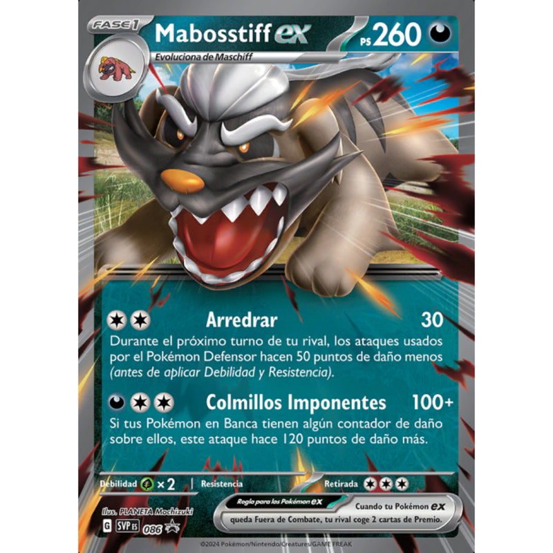 Pokemon Tcg Mabosstiff Ex Showcase Español - Toysmart_002
