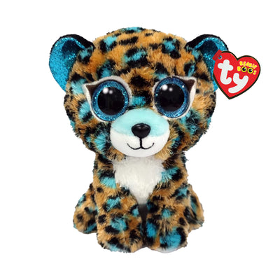 Ty Beanie Boos Cobalt Leopardo Azul Regular - Toysmart_001