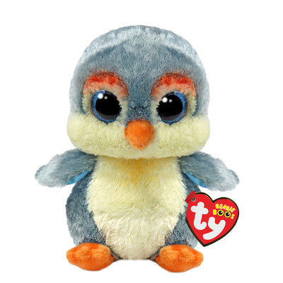 Ty Beanie Boos Fisher Pinguino Gris Regular - Toysmart_001