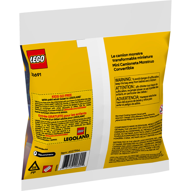 LEGO®Promocionales: Mini Camión Monstruo Convertible_003