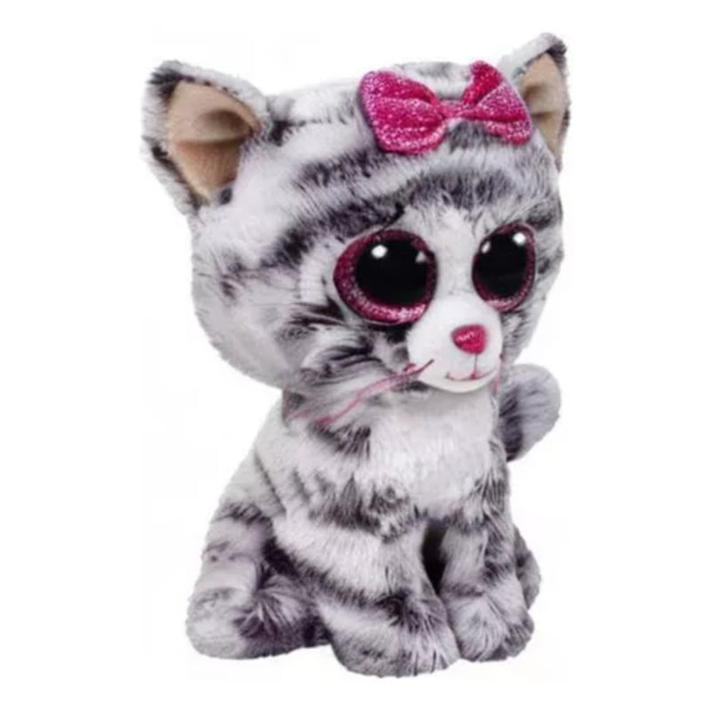 Ty Beanie Boos Kiki Gato Gris Mediano - Toysmart_002