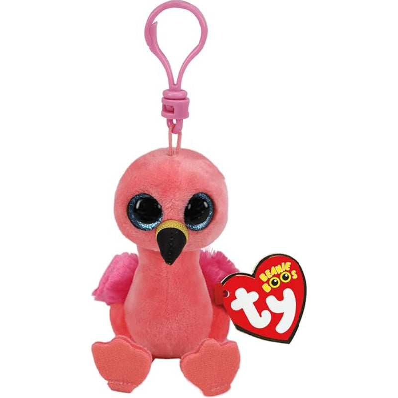 Ty Beanie Boos Gilda Flamingo Rosa Clip - Toysmart_001