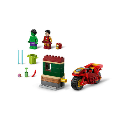 LEGO®Super Heroes: Iron Man Con Moto Y Hulk - Toysmart_004