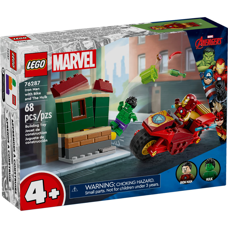 LEGO®Super Heroes: Iron Man Con Moto Y Hulk - Toysmart_001